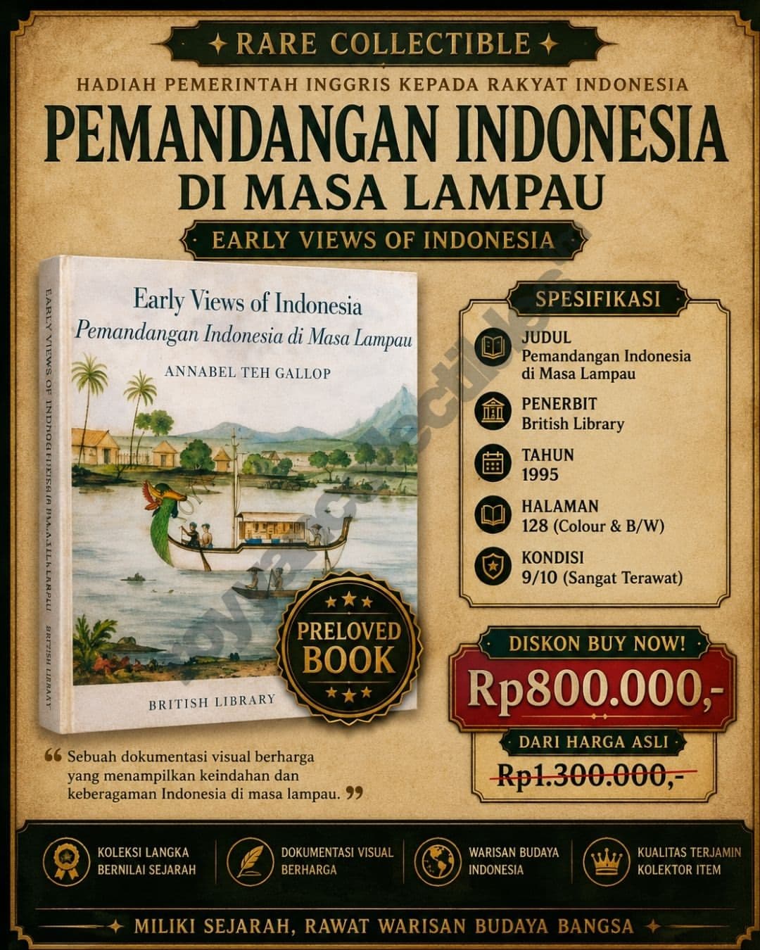 Pemandangan Indonesia Masa Lampau - Annabel Teh Gallop